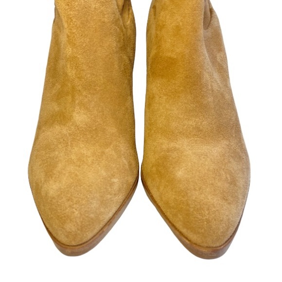 Diane Von Furstenberg Jaen Perforated Almond Toe Bootie in Sand Size 10 NWT - Picture 4 of 12